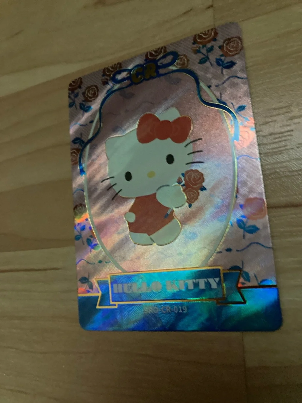 Sanrio Hello Kitty Rose Holographic Phone Card